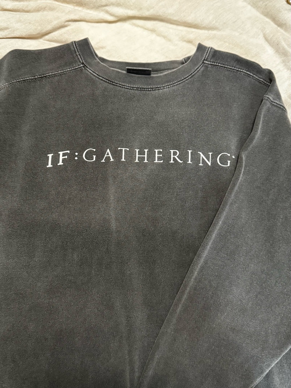 Comfort Colors Crewneck Sweatshirt - Charcoal Gray